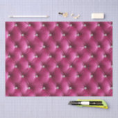 Warme Roze Faux Velvet Tissuepapier (Craft)