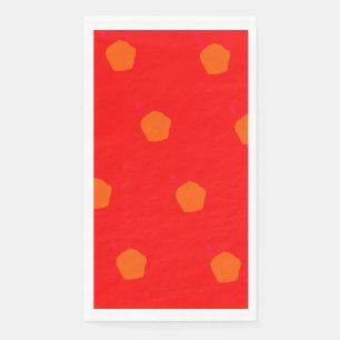 Warme schaduw polka stippen Papier servet