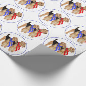 Warme sjaals cadeaupapier (Hoek)