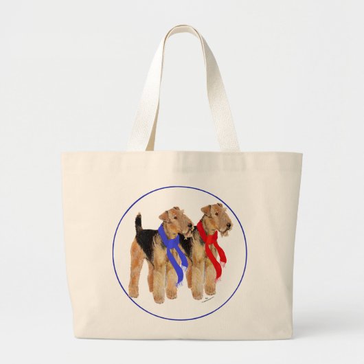 Warme sjaals grote tote bag (Voorkant)