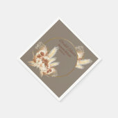 Warme Stenen Boho Pampas Grass Douche Servet (Hoek)