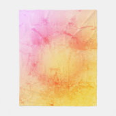 Warme Sunset Gradient Fleece Deken (Voorkant)
