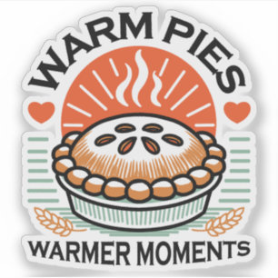 Warme taarten Warmer Moments – Gezellig Herfst Ont Sticker
