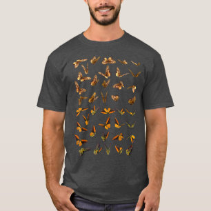 Warme vlinderkattebrij Aesthetische luchtgraat T-shirt