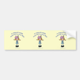 Warme vrienden! bumpersticker