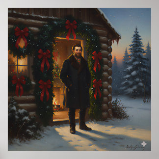 Warme Welkom: Eastman Johnson Holiday Glow Poster