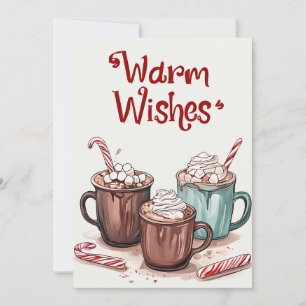 Warme Wensen - Knus Warme Chocolade Kerstkaart