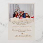 Warme Wensen Kusjes Whimsicale Baby Aankondiging (Achterkant)