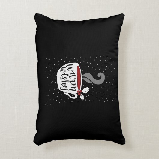 WARME WENSEN KUSSEN MET ZWARTE ACHTERKANT (Voorkant(Verticaal))