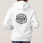 Warme wensen voor mama hoodie (Achterkant)