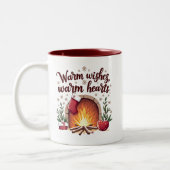 Warme wensen, warme harten Kerst Mok (Links)