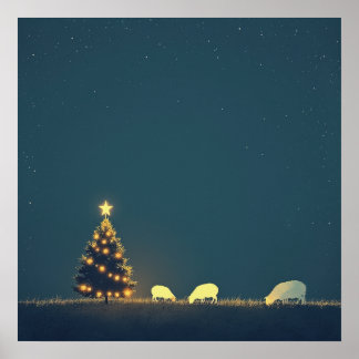 warme winterkerst poster