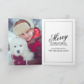 Warme winterwensen feestdagen kaart (Binnen)