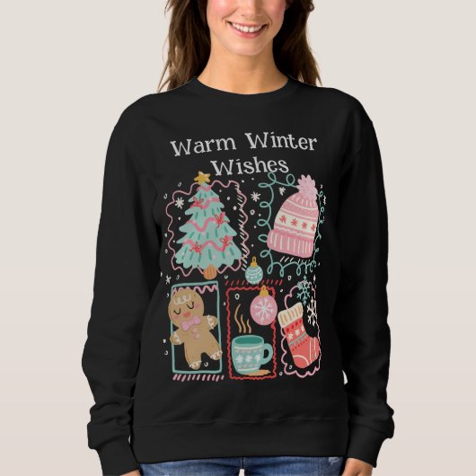 Warme winterwensen trui (Voorkant)