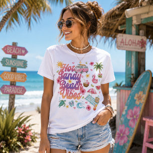 Warme Zandstrand Sfeer Zomer Tri-Blend Shirt