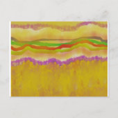 Warme zon en maïskunst ontwerp abstract briefkaart (Voorkant)