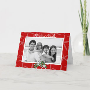 Warmest wenst Tropische Kaarten voor kerstfoto's