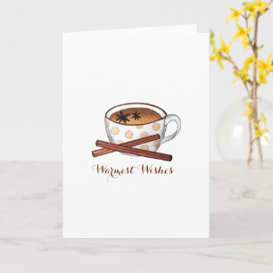 Warmest Wishes Masala Chai Indian Spiced Tea Cup Kaart