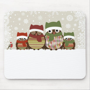 Warmest Wishes Owl Family Muismat
