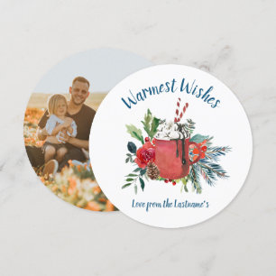 Warmest Wwish Hot Coca-kerstfotokaart Kaart