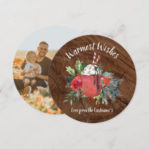 Warmest Wwish Hot Coca-kerstfotokaart Kaart