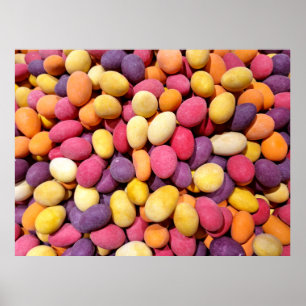 Warmgetint Poster van gemengde Snoepjes