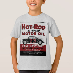 warmgewalst motorolietinkt t-shirt