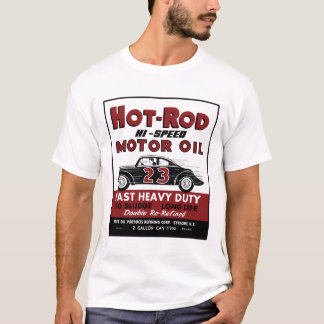 warmgewalst motorolietinkt t-shirt