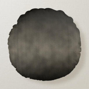 Warmgrijze Goth Ombre Achtergrond Kunst Rond Kussen
