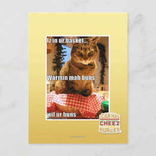 Warmin mah broodjes briefkaart