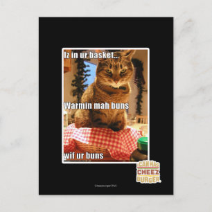 Warmin mah broodjes briefkaart