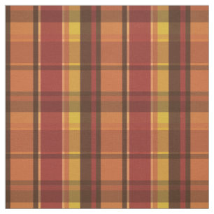 Warming Kleuren Herfst Thema Schotland Patroon Stof