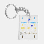 "Warming Pepper – Bold Heat Energy Keychain" Sleutelhanger (Voorkant Links)