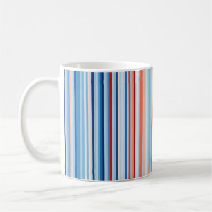 Warming Stripes 1901-2020 — Verenigde Staten Koffiemok