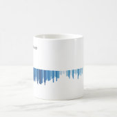 Warming Stripes Mug Bar Graph Koffiemok (Center)