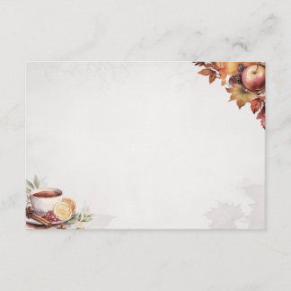 Warming Wassail Basic Blank Recept Kaart