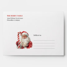 Warmish Cozy Santa Claus Trendy Modern Christmas