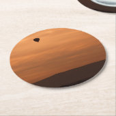 Warmluchtballon Ronde Kartonnen Onderzetter (Gebogen)