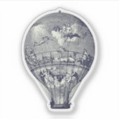 Warmluchtballon Sticker (Voorkant)