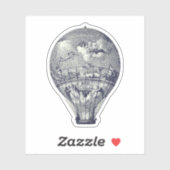 Warmluchtballon Sticker (Vel)