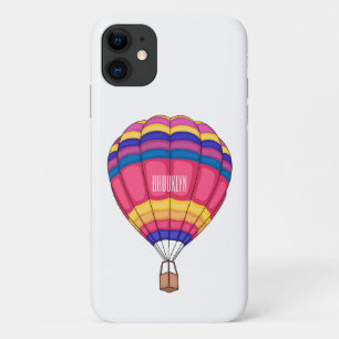 Warmluchtballonafbeelding cartoon iPhone 11 hoesje