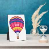 Warmluchtballonafbeelding cartoon fotoplaat (Zijkant)