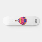 Warmluchtballonafbeelding cartoon skateboard (Horizontaal)