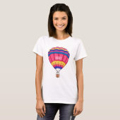 Warmluchtballonafbeelding cartoon t-shirt (Voorkant volledig)