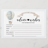 Warmluchtballonvaardersraad wenst kaarten voor bab (Voorkant)