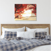 Warmmakende en vredige bomen verpakt Canvas (Insitu (Slaapkamer))