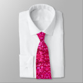 warmroze glitter stropdas (Gebonden)
