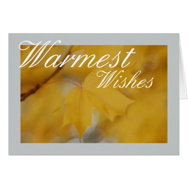 Warmst Wenskaart (Voorkant Horizontaal)