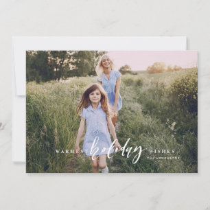 Warmste feestdag met kerstkaart