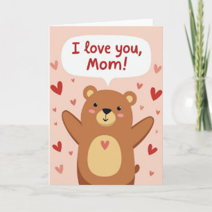 Warmste Knuffels Liefde Kaart